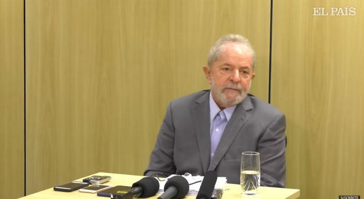 Lula pÃ´de conceder entrevista na sexta aos dois jornais / Foto: ReproduÃ§Ã£o/VÃ­deo/El PaÃ­s