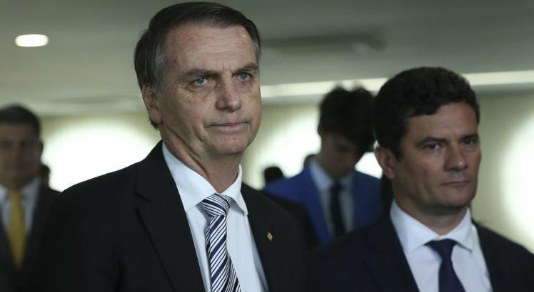 Presidente Jair Bolsonaro espera cumprir compromisso de indica Moro ao STF. / José Cruz/Agência Brasil
