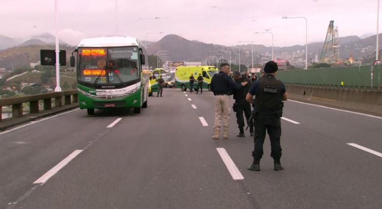 Haviam 31 reféns no coletivo / Foto: Reprodução / TV Globo