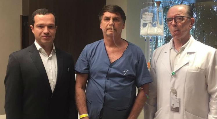 Bolsonaro mantém fisioterapia respiratória e motora / Foto: Reprodução / Facebook Jair Bolsonaro