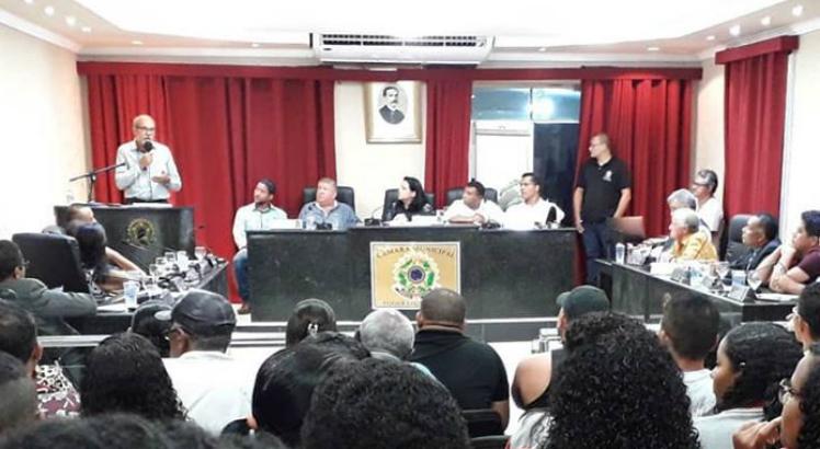 Presidente da Câmara Municipal, a vereadora Maristela do Gás é acusada da prática de 'rachadinha' / Foto: Câmara de Nazaré da Mata/ Reprodução