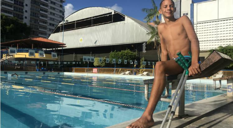 Júlio César foi destaque nas Paralimpíadas Escolares de 2019 / Foto: Gabriela Máxima/JC